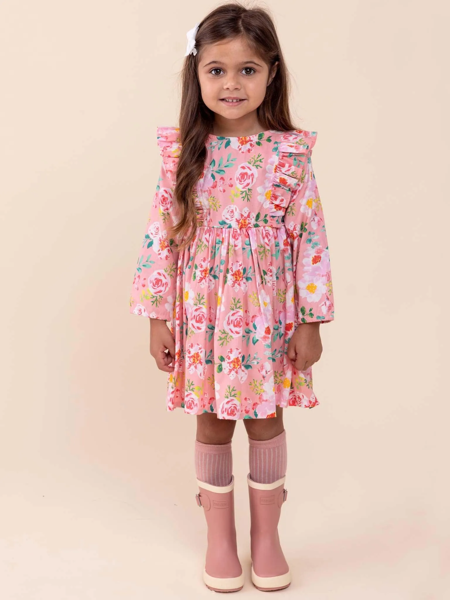 Penelope Pink Watercolour Dress
