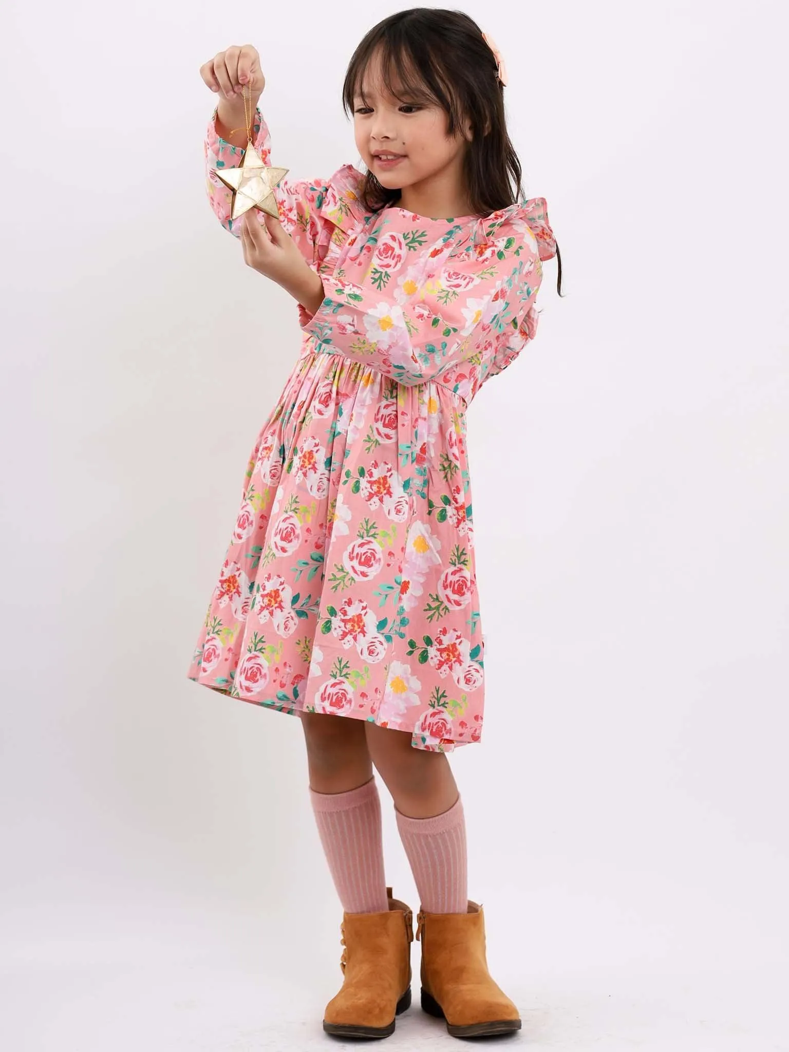 Penelope Pink Watercolour Dress