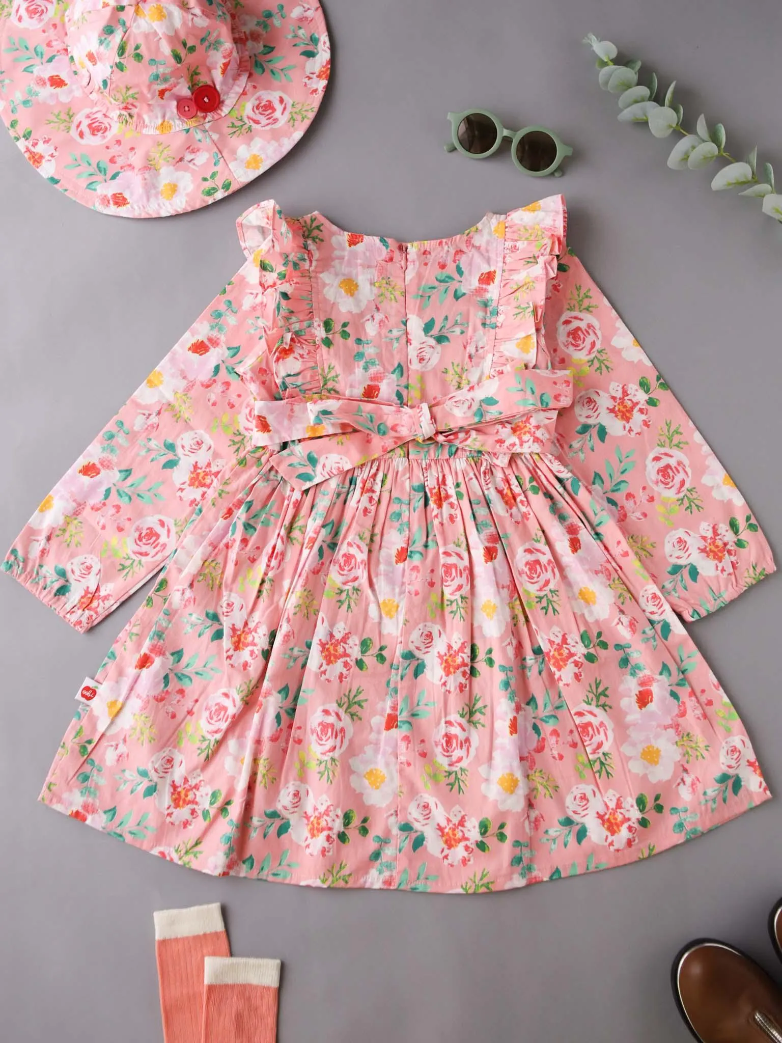 Penelope Pink Watercolour Dress