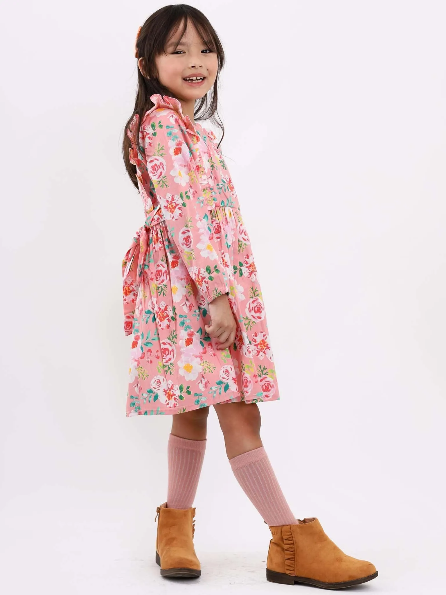 Penelope Pink Watercolour Dress