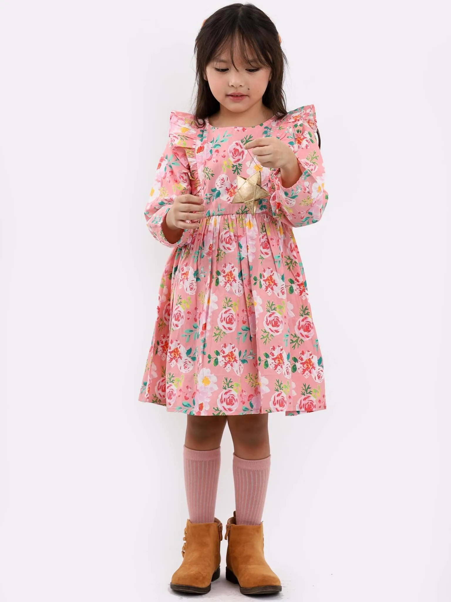 Penelope Pink Watercolour Dress