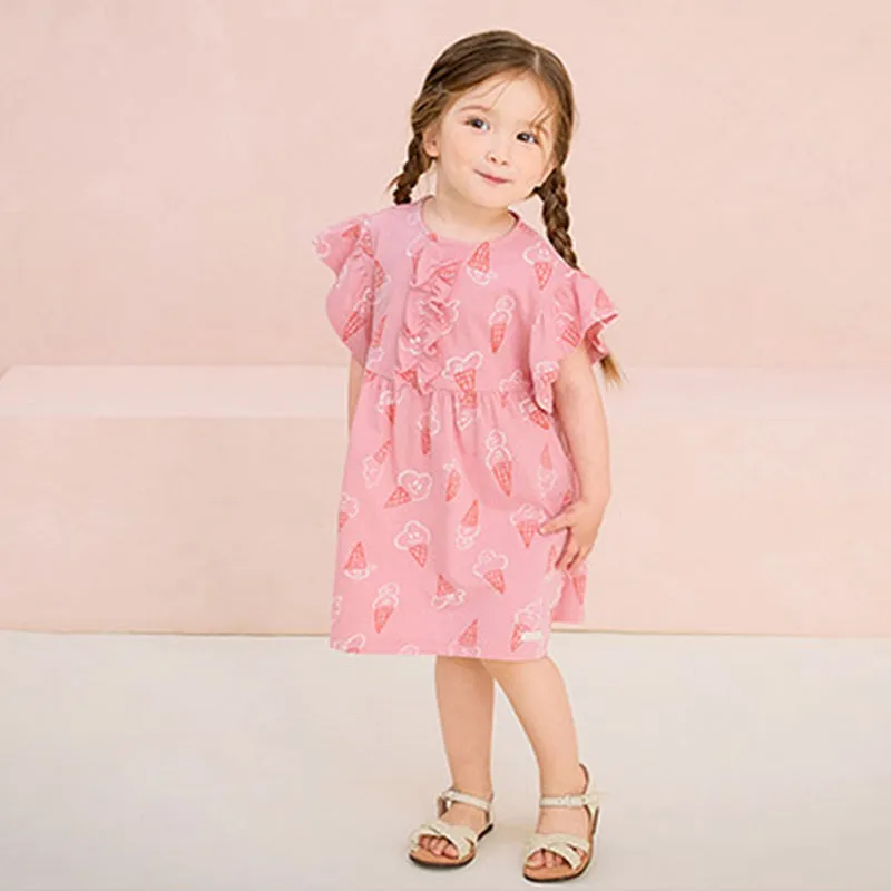 Pink Ice Cream Frills Dress 2405MM15