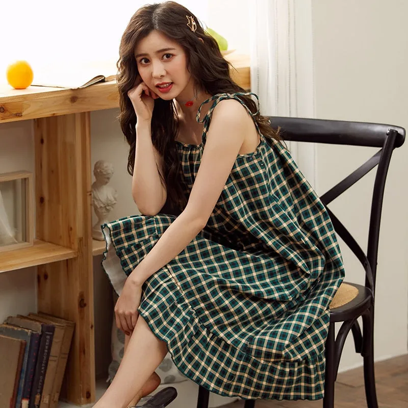 Plus Size Sensual & Comfy Spaghetti Strap Night Dress