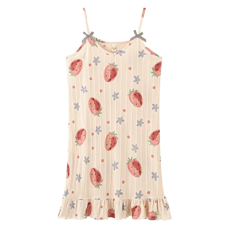 Plus Size Sensual & Comfy Spaghetti Strap Night Dress