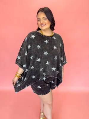 [Plus Size] Starry Eyed Lounge Short Set