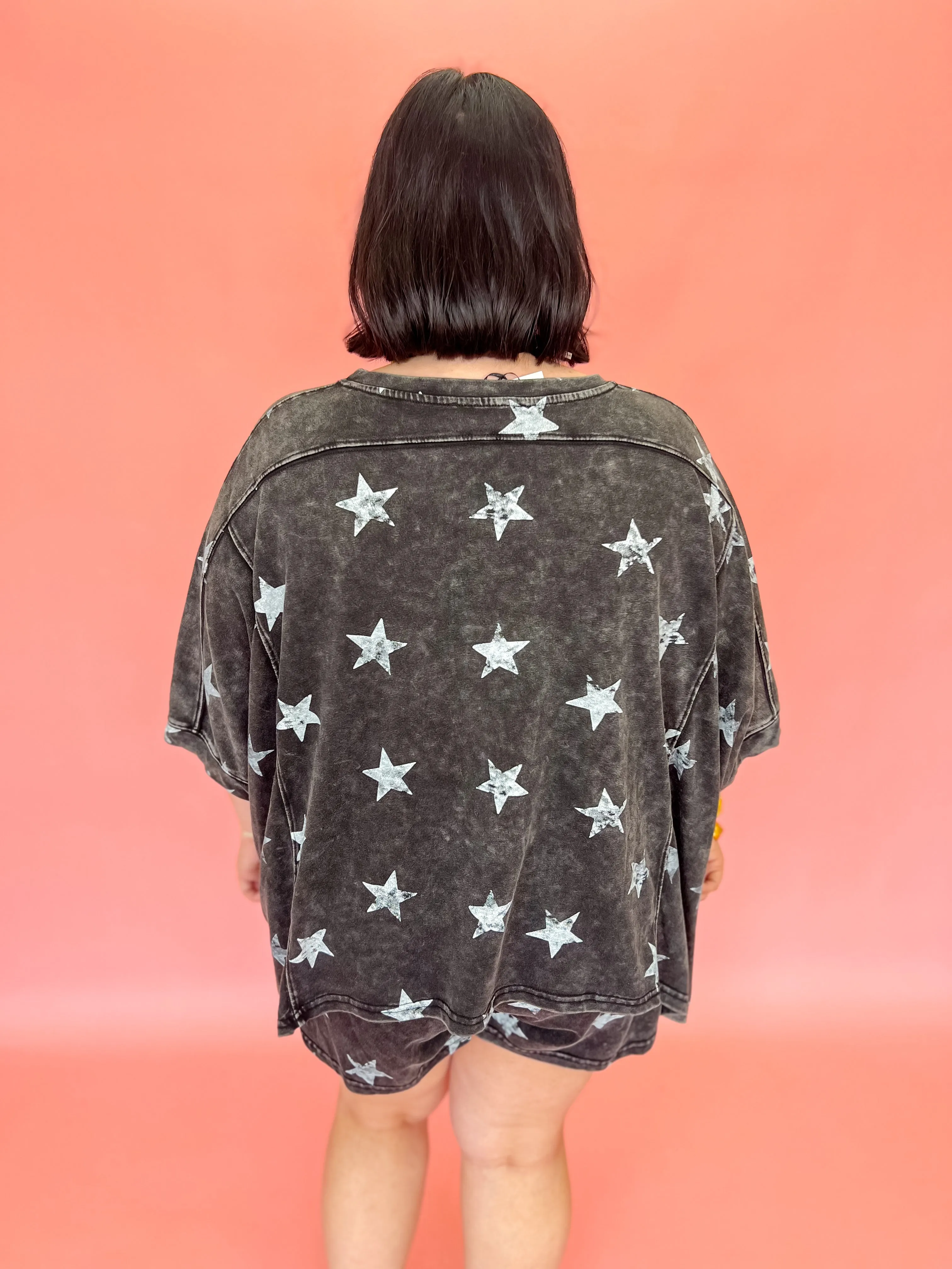 [Plus Size] Starry Eyed Lounge Short Set