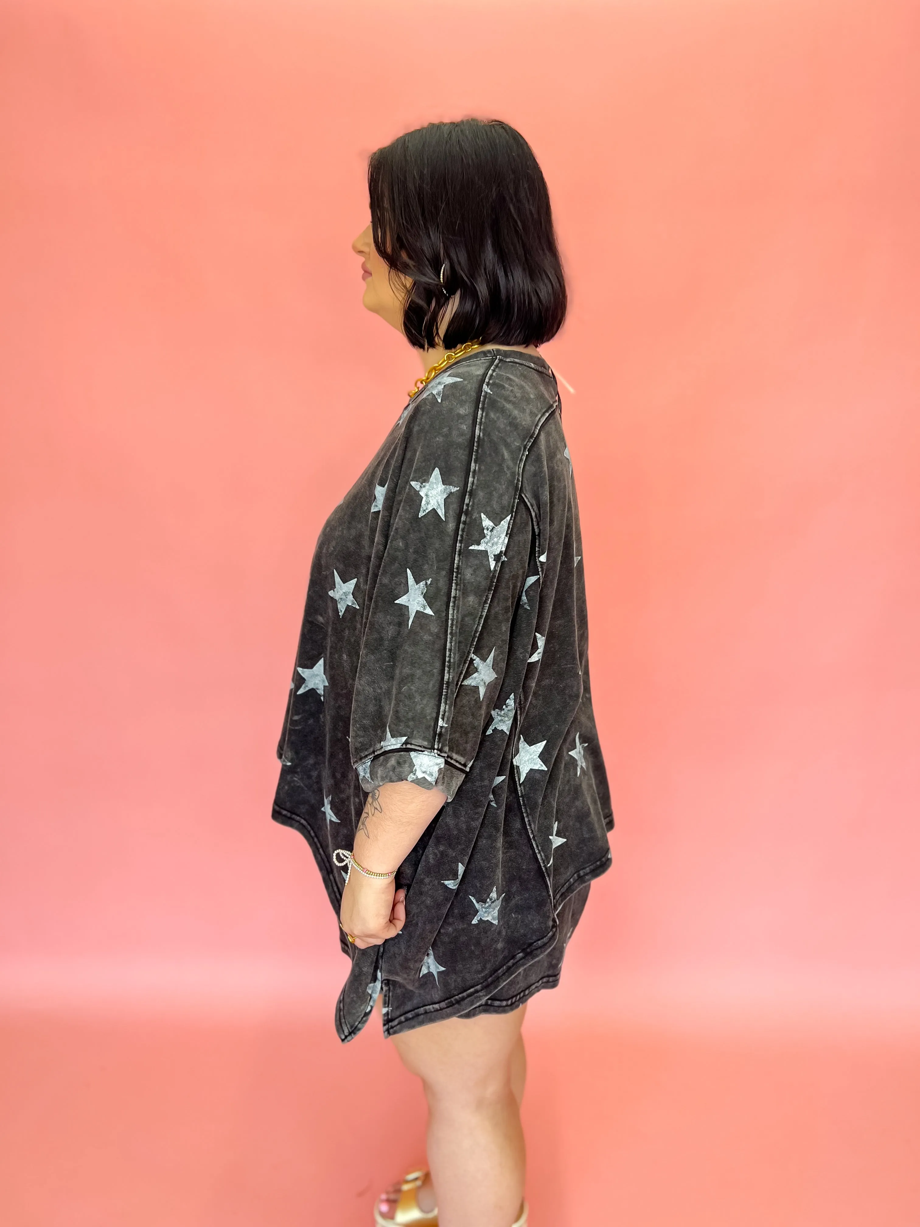 [Plus Size] Starry Eyed Lounge Short Set