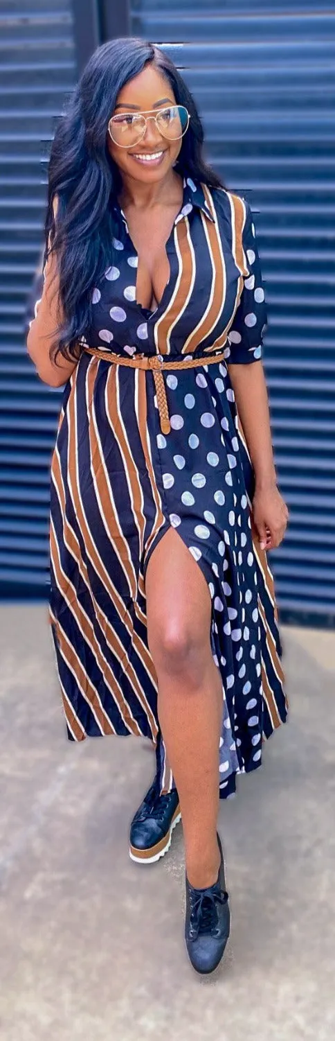 Polka Dot/Stripe Dress