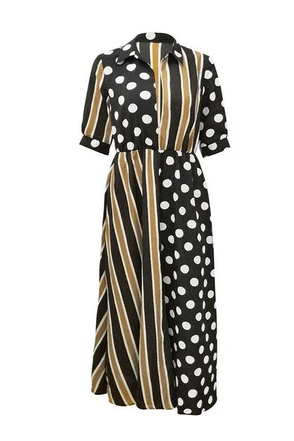 Polka Dot/Stripe Dress