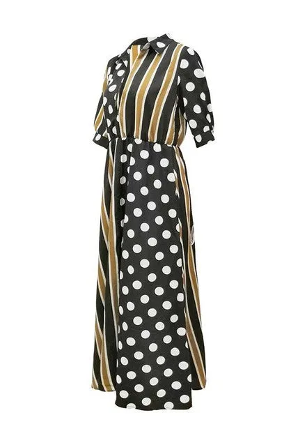 Polka Dot/Stripe Dress