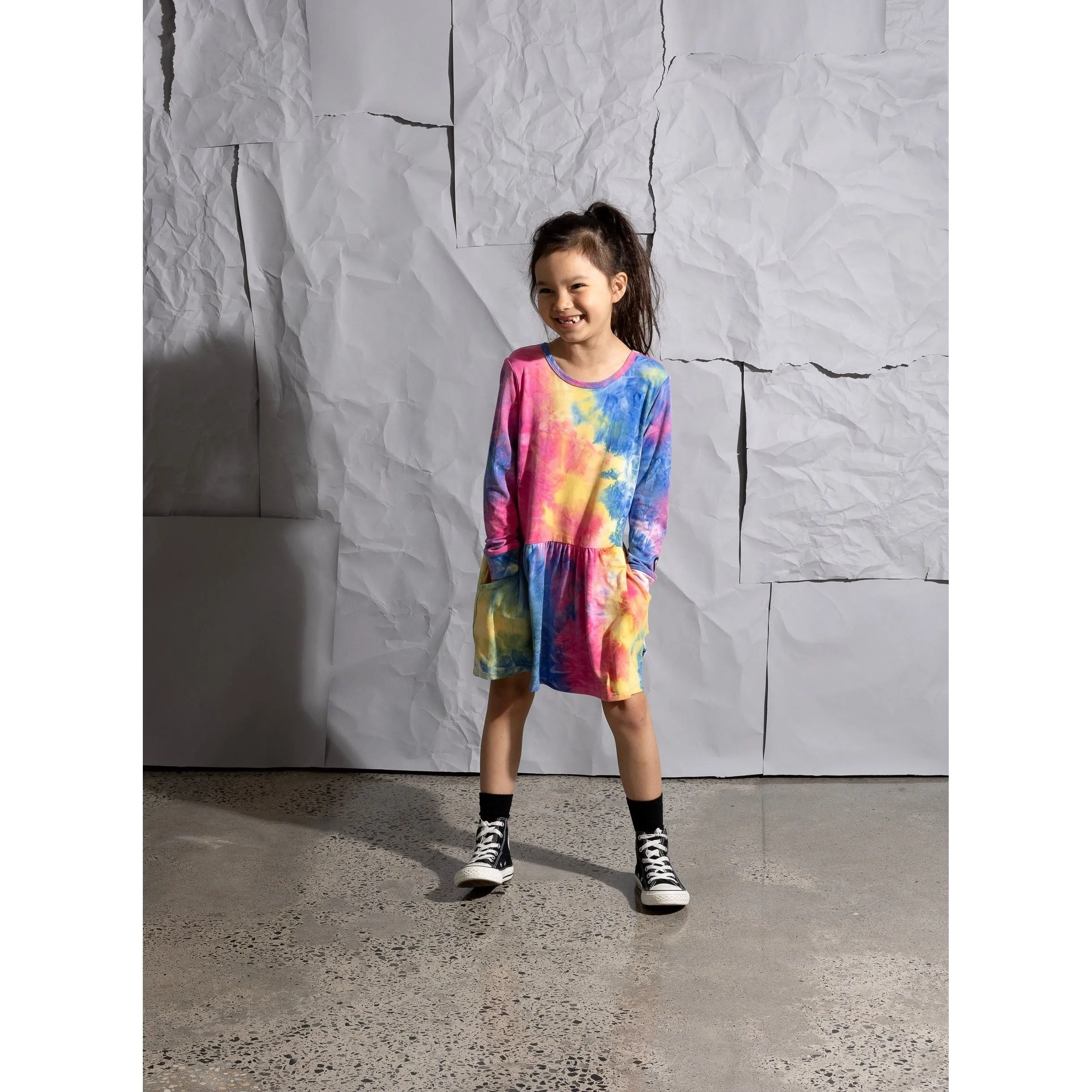 Popsicle Tie Dye Dress - Multi