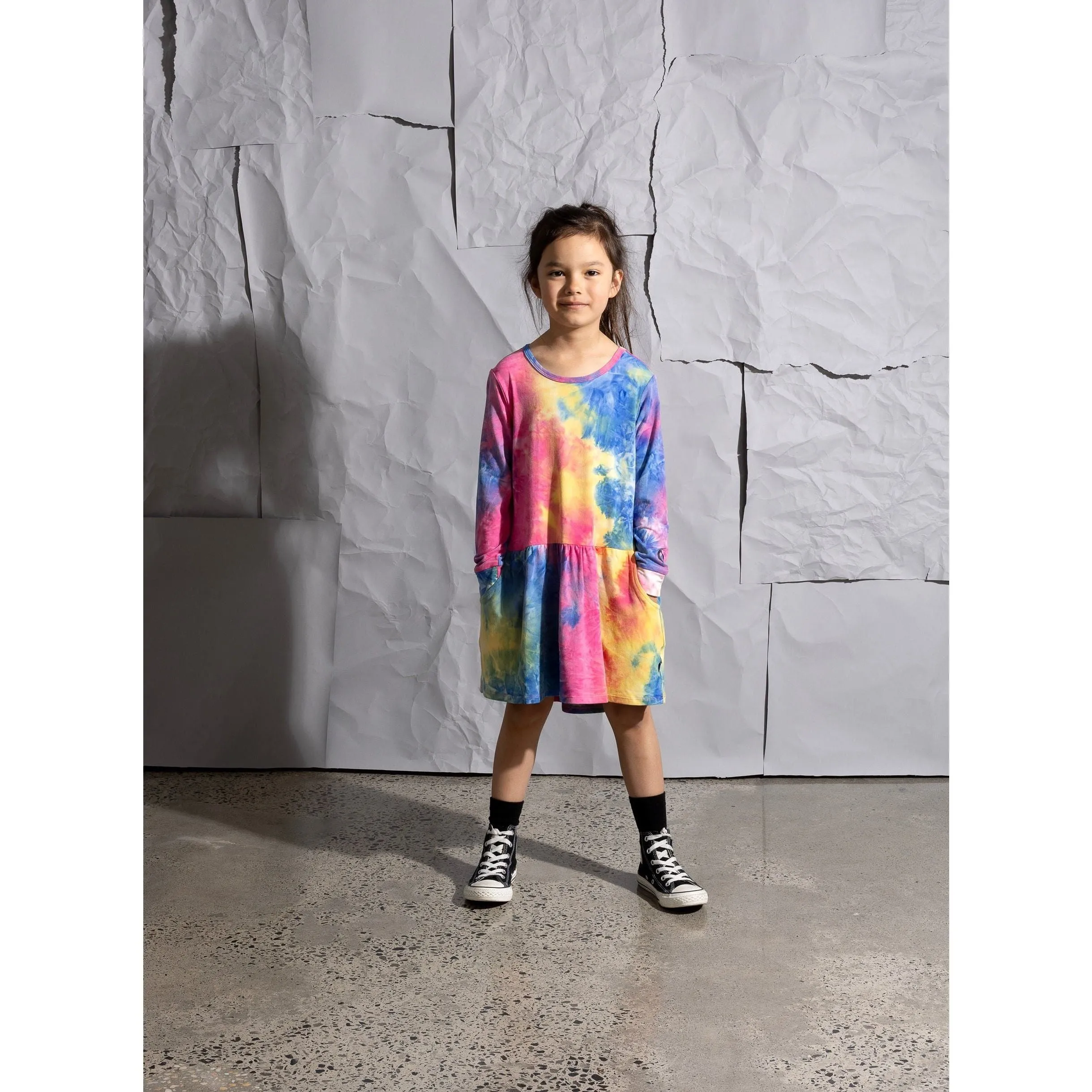 Popsicle Tie Dye Dress - Multi