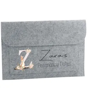 Pregnancy notes folder personalised - initial design