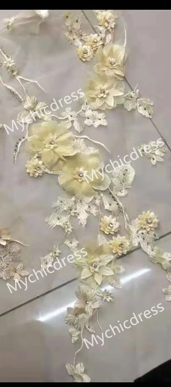 Princess Off-The-Shoulder Flower Prom Dresses A-line Appliques Long Evening Gown