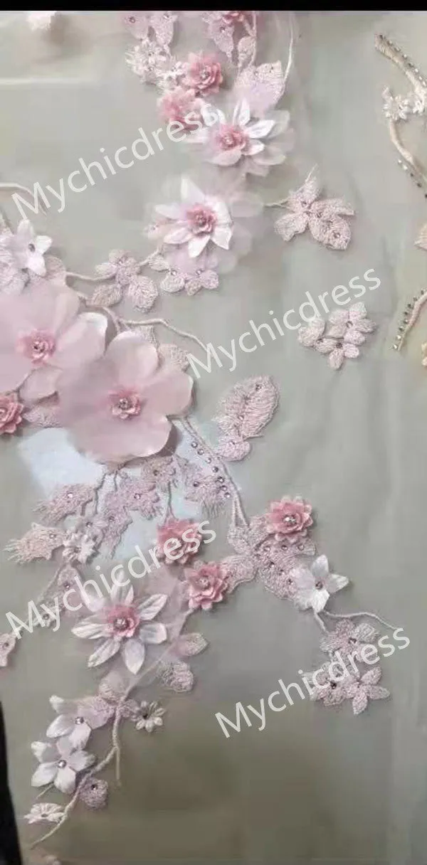 Princess Off-The-Shoulder Flower Prom Dresses A-line Appliques Long Evening Gown