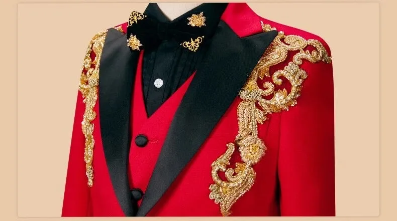Red Velvet Royal Tuxedo
