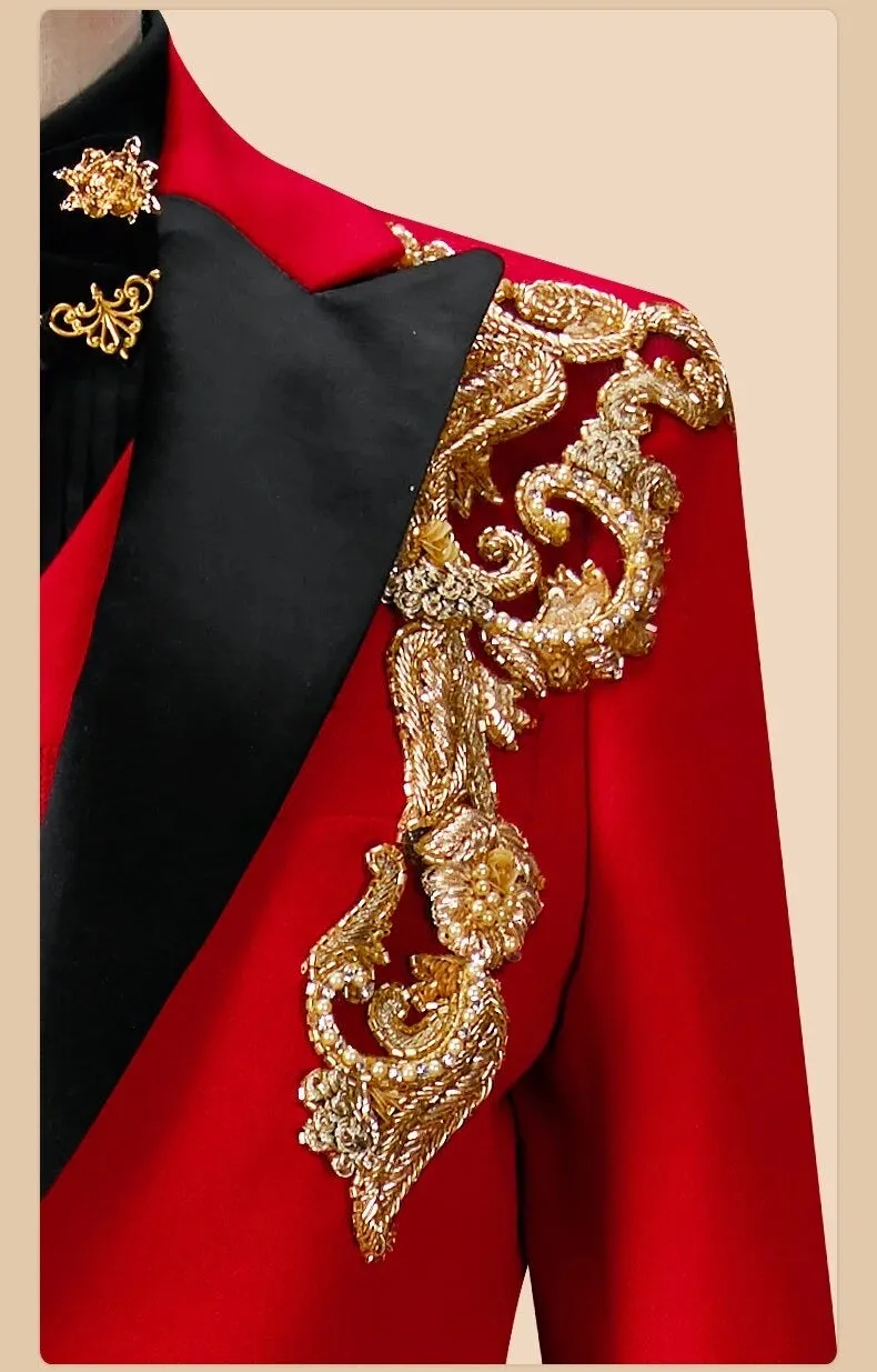 Red Velvet Royal Tuxedo