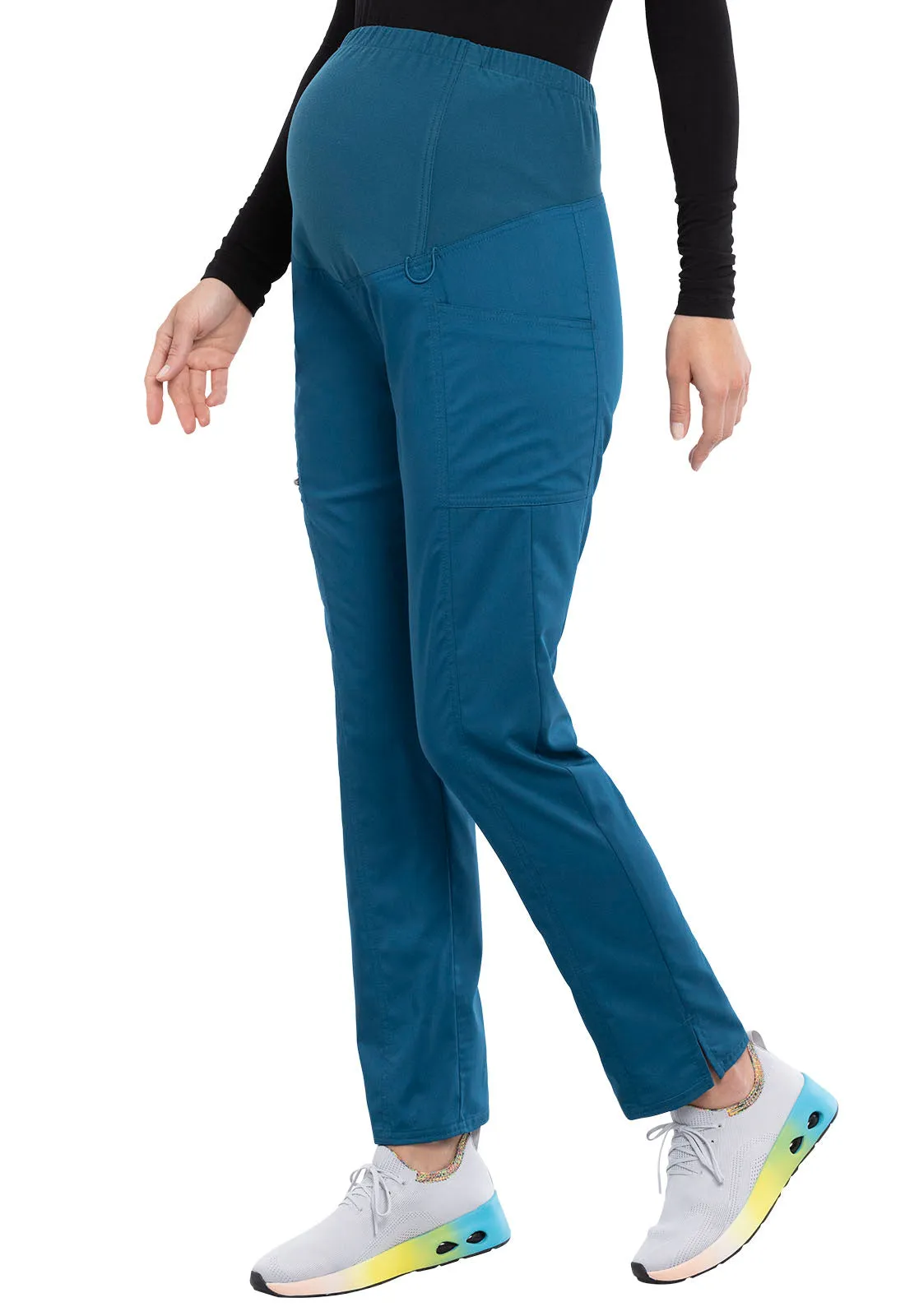 Revolution WW155 Maternity Straight Leg Pants Caribbean Blue