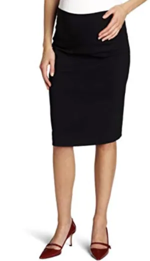 Ripe Maternity Black Pencil Skirt - x-small
