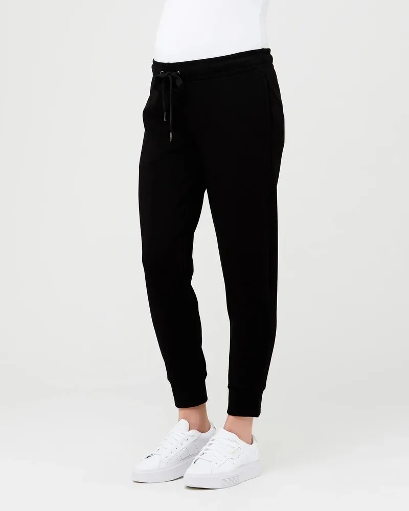 Ripe maternity joggers - black - large