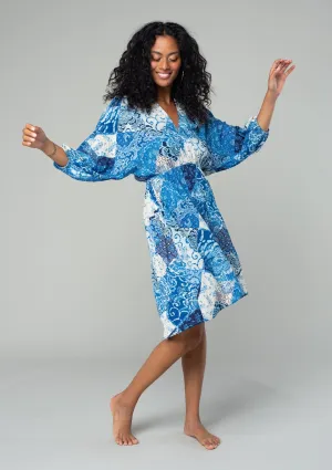 Romina Patchwork Mini Dress