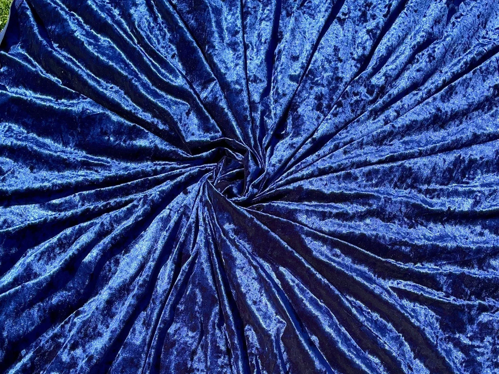 Royal Blue Velvet Polyester Spandex Prom Dresses Pants Table Runner Royal Blue Backdrops Costumes Stretch Fabric By The Yard 4 way Stretch