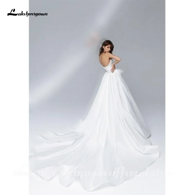 Roycebridal Simple Strapless Sweetheart A-Line Wedding Dresses