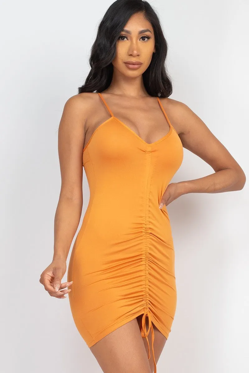 Ruched Mini Dress