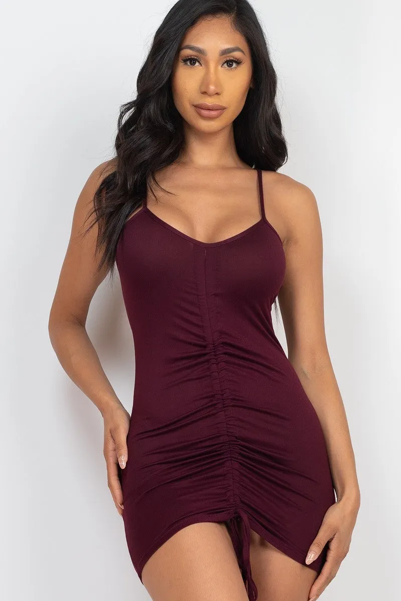 Ruched Mini Dress