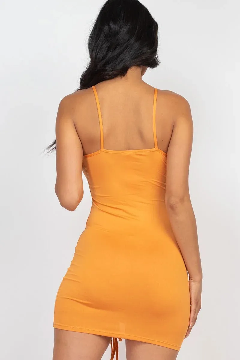 Ruched Mini Dress