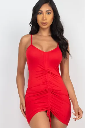 Ruched Mini Dress