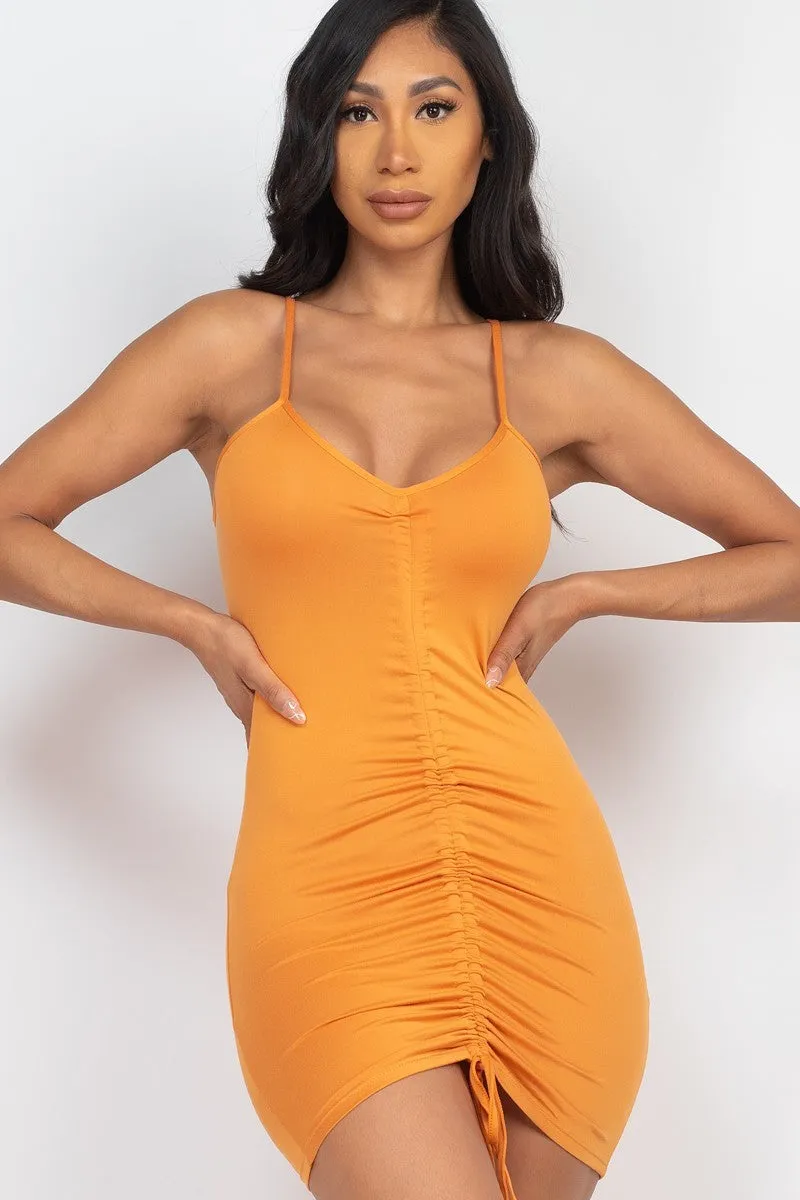 Ruched Mini Dress