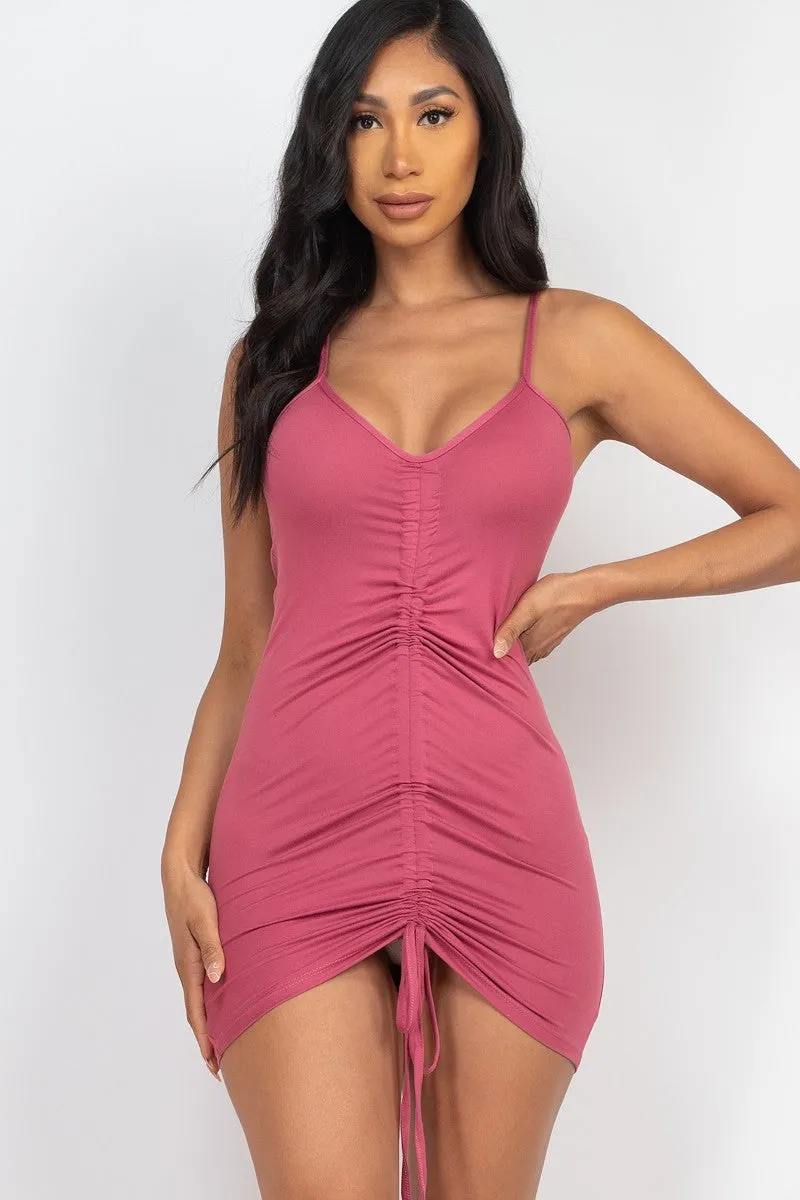 Ruched Mini Dress