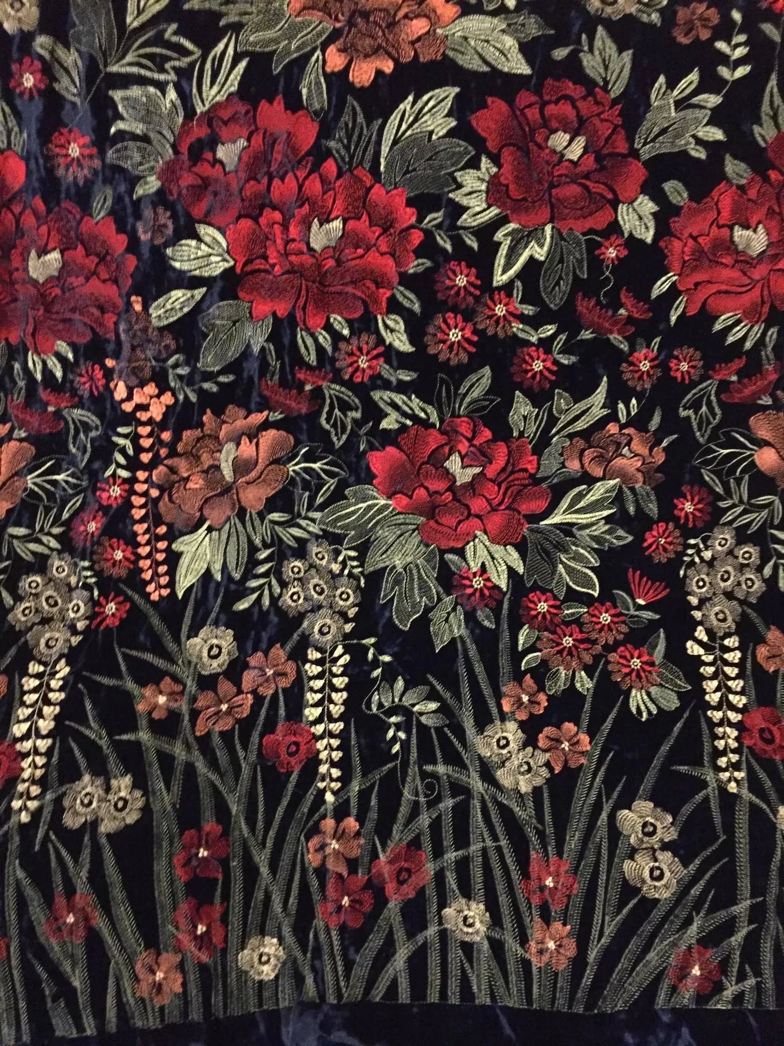 Sarinnah Premium 01- Embroided Fine quality Velvet shawl.