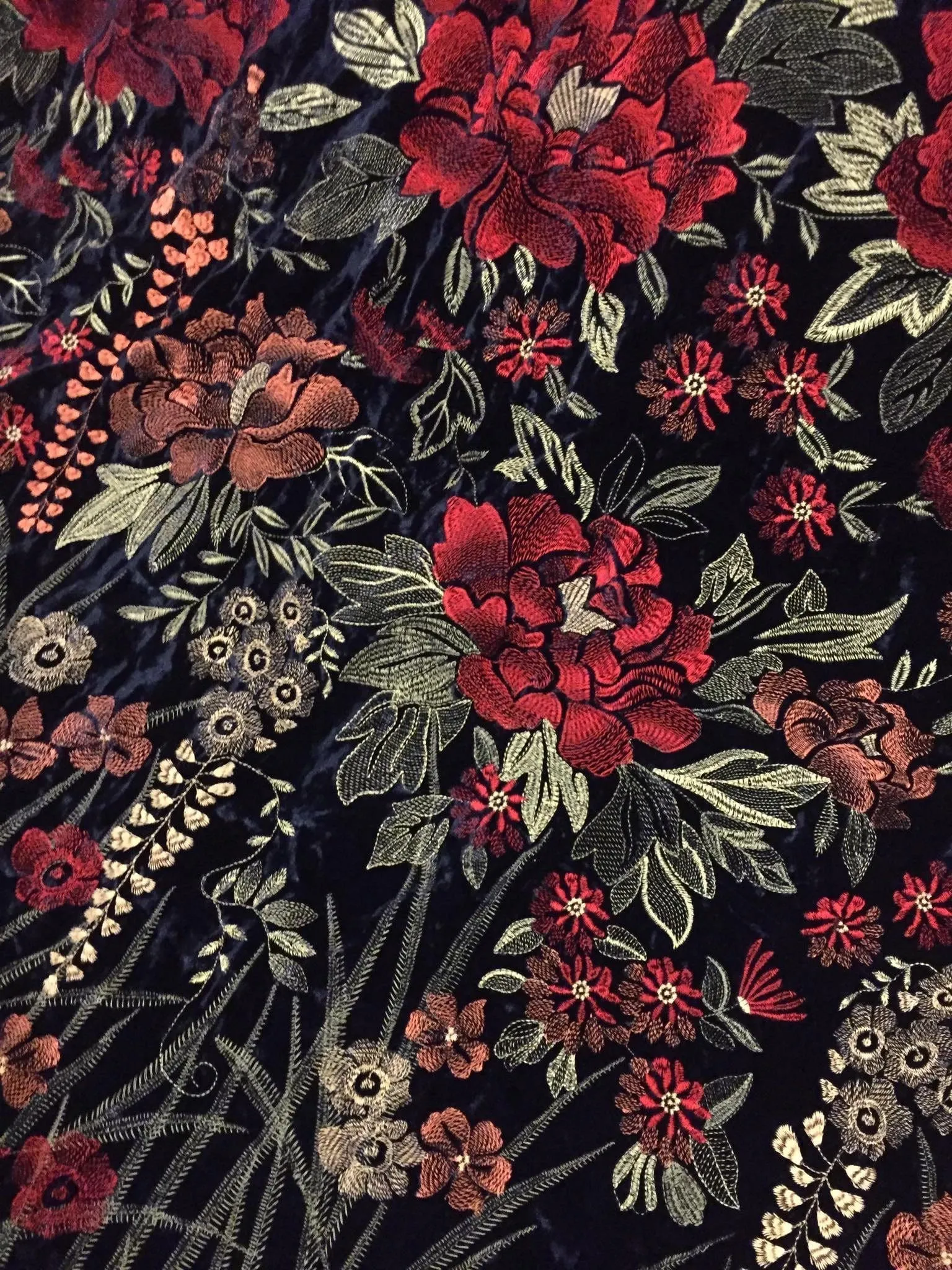 Sarinnah Premium 01- Embroided Fine quality Velvet shawl.