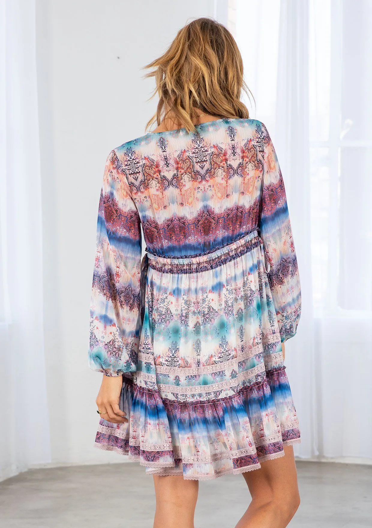 Sayulita Chiffon Mini Dress