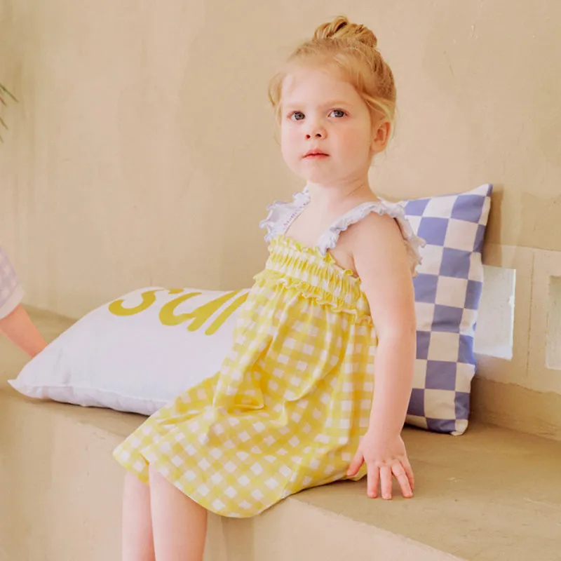Sharala Checked Frill Dress 2406MO03