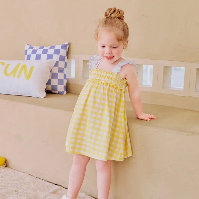 Sharala Checked Frill Dress 2406MO03