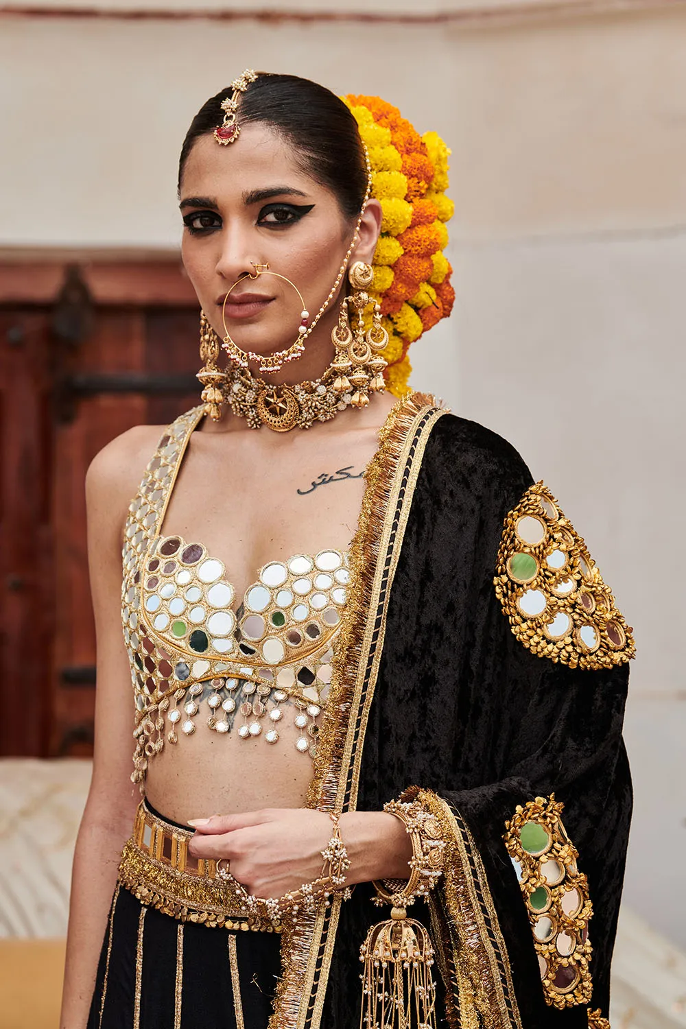 Sheesh Shyama Lehenga