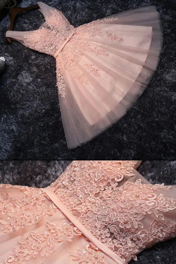Shinning Sleeveless Two-Piece Homecoming Dress With Beading,Short Prom Dresses,Party Dresses,BDY0153
