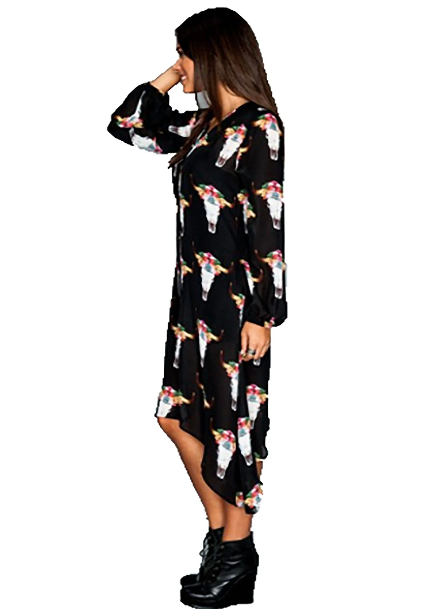 Show Me Your Mumu Butterfly Dress in Wild Wyoming