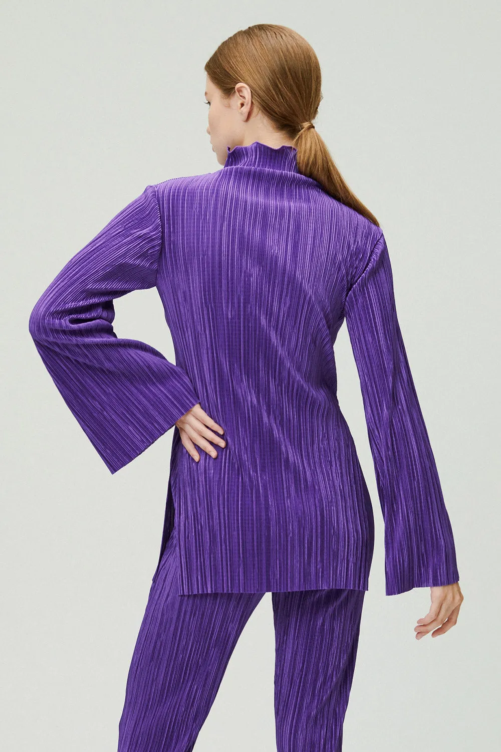 Sia Plisse Tunic Top and Pants Set