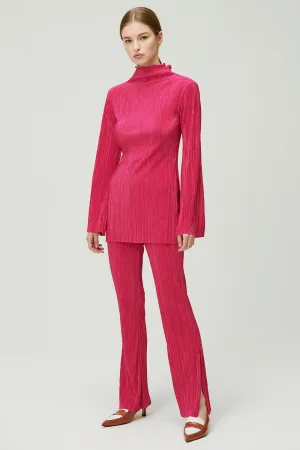 Sia Plisse Tunic Top and Pants Set