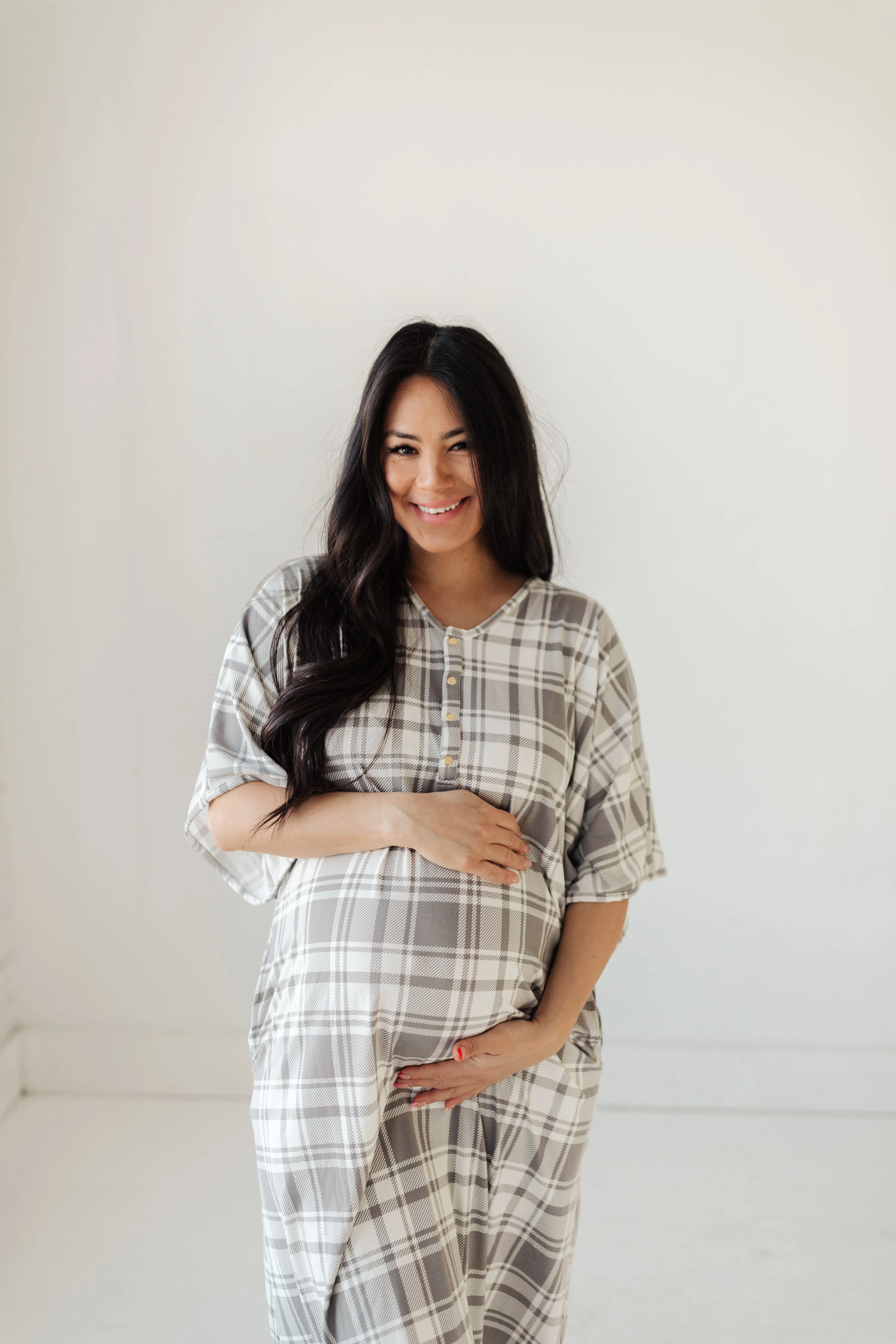 Silver Plaid  | CAFTAN
