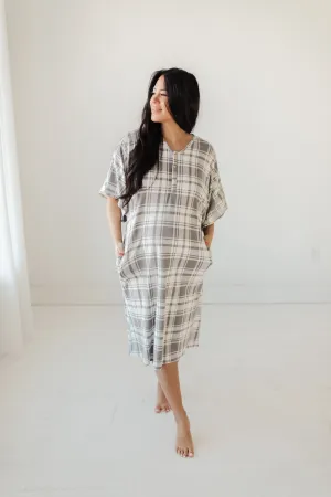 Silver Plaid  | CAFTAN