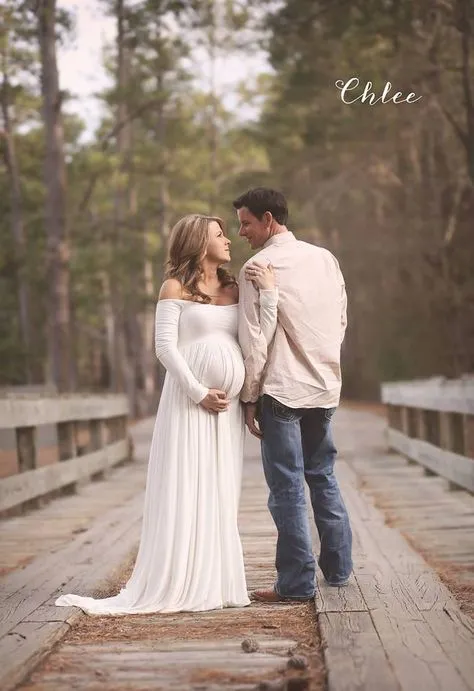Simple Off-The-Shoulder Long Sleeves Pregnant Dresses Mermaid Prom Dress