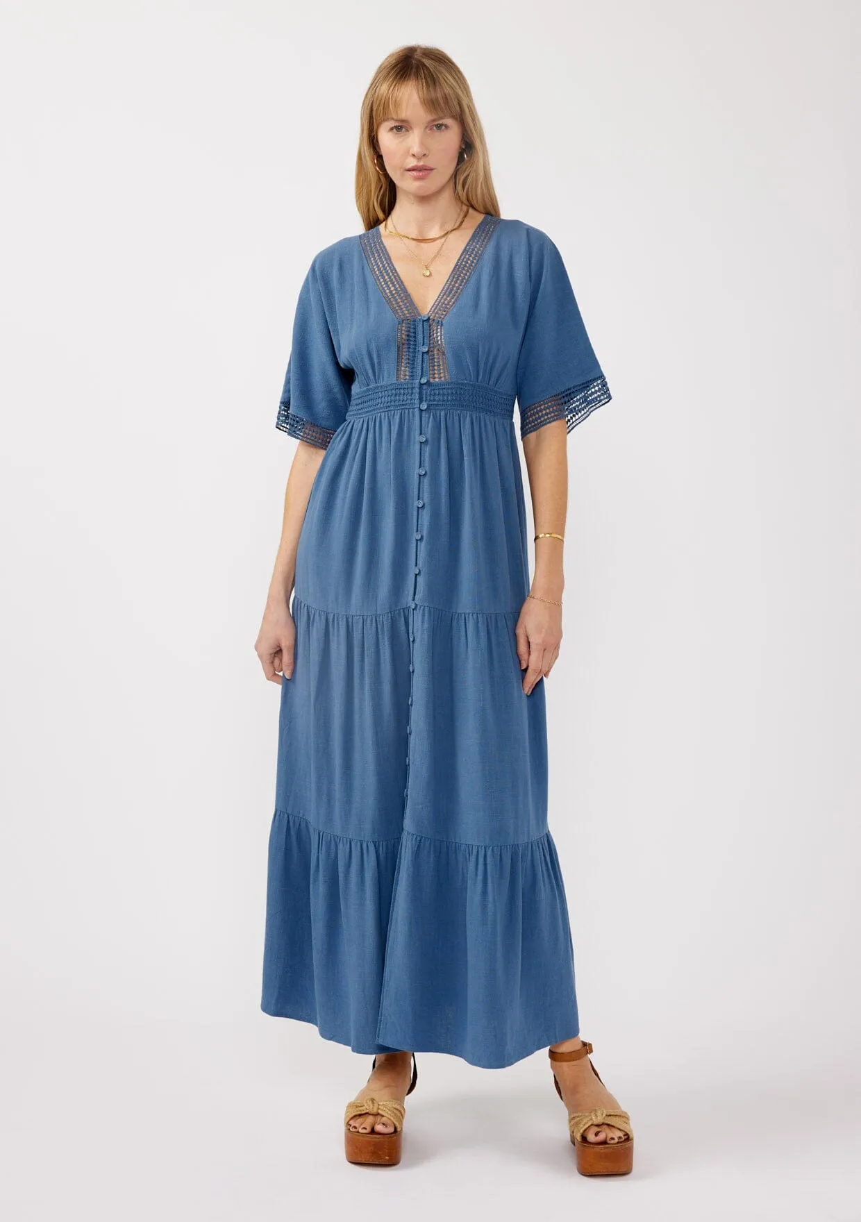 Skyler Tiered Maxi Dress