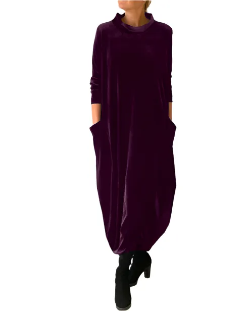 Sofia – Luxurious Velvet Women's Evening Dress