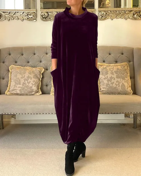 Sofia – Luxurious Velvet Women's Evening Dress
