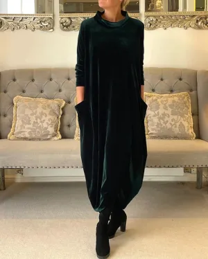 Sofia – Luxurious Velvet Women's Evening Dress